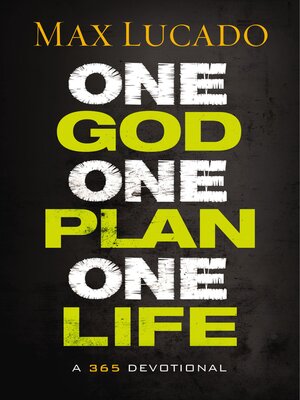 One God, One Plan, One Life - ebook